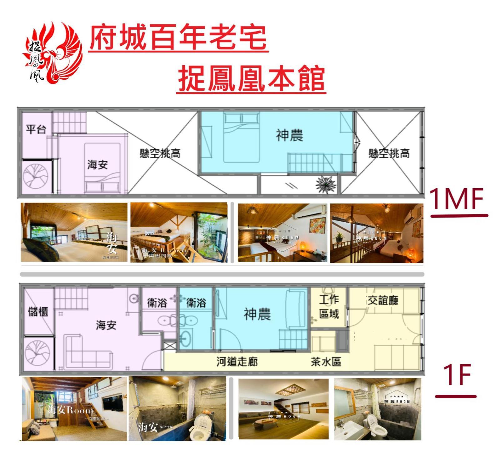 捉鳳凰 台南百年老宅包棟導覽民宿系列catchphoenix Centennial Guesthouse Esterno foto
